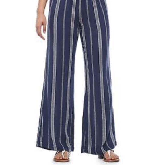 indigo rein striped pants